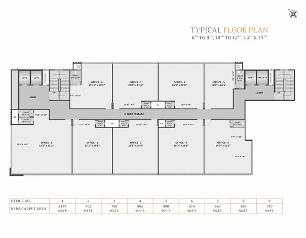 FLOOR PLAN MARUTI SQUARE