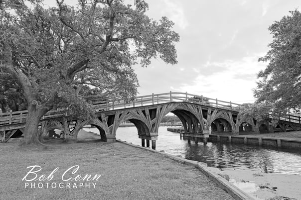 Wooden bridge