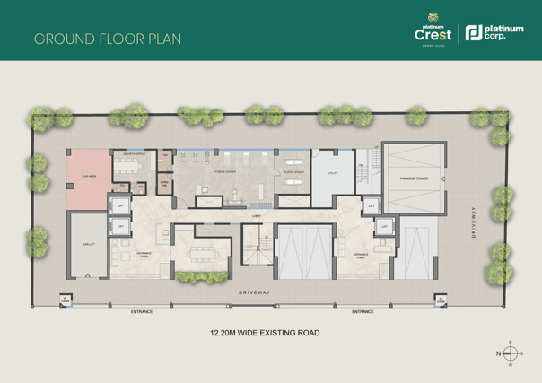FLOOR PLANS PLATINUM CREST ANDHERI WEST, PLATINUM CREST UPPER JUHU ANDHERI WEST