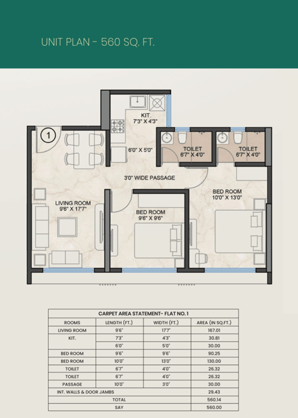 FLOOR PLANS PLATINUM CREST ANDHERI WEST, PLATINUM CREST UPPER JUHU ANDHERI WEST