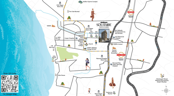 Location Platinum Solitaire Vile Parle East, Platinum Solitaire Irla