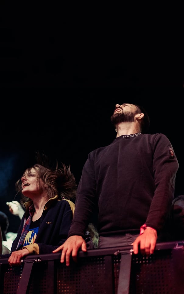 people dancing and enjoying music at Bliuzo Naktys Festival in Lithuania 2023
