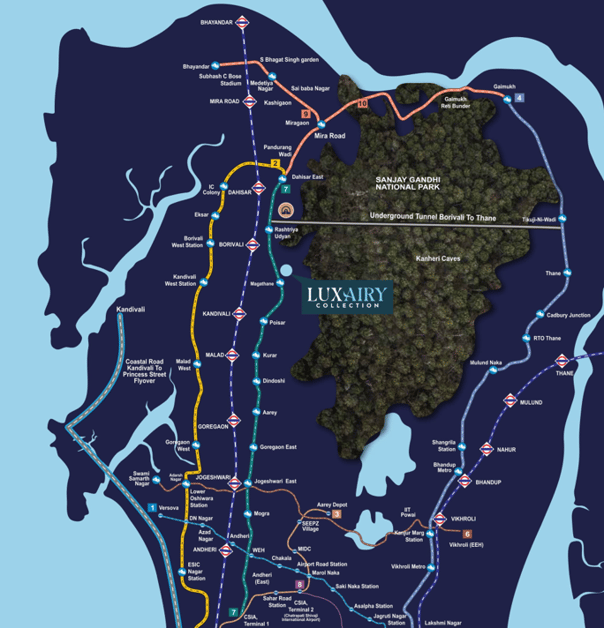 LOCATION CHANDAK GREENAIRY BORIVALI EAST, CHANDAK, MAGATHANE, BORIVALI EAST