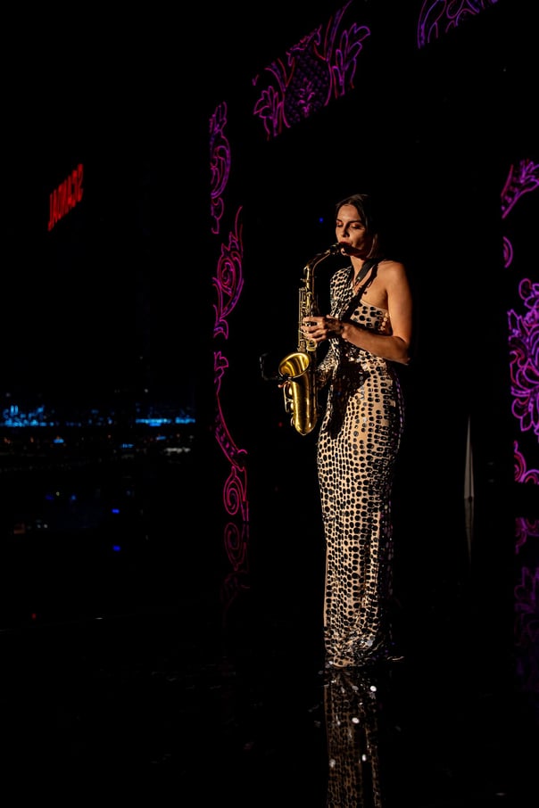Saxophone Musician , Hosting Dinner Show, Scandal Dubai Hilton | NBmore