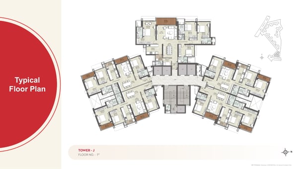 FLOOR PLAN J WING KALPATARU SRISHTI NAMAAH