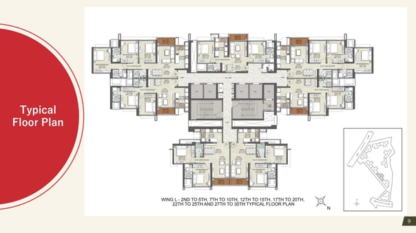 FLOOR PLAN L WING KALPATARU SRISHTI NAMAAH