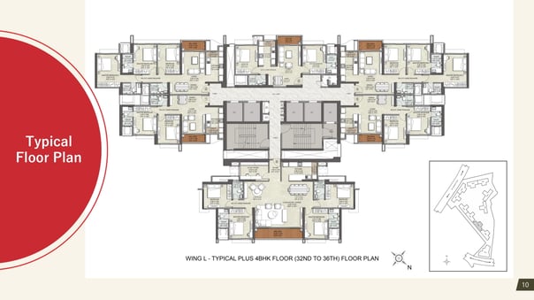 FLOOR PLAN L WING KALPATARU SRISHTI NAMAAH