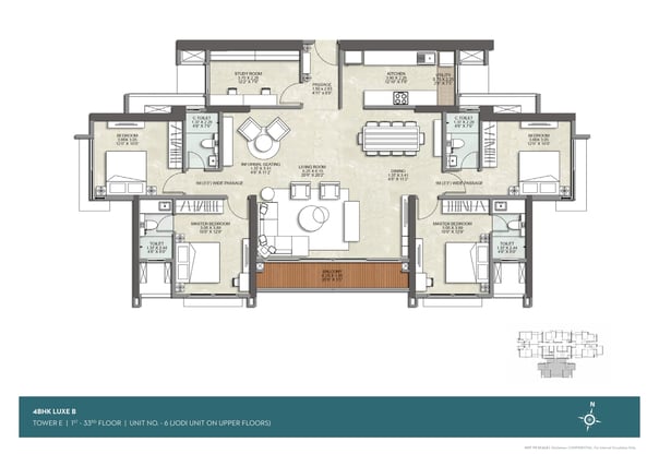 FLOOR PLAN E WING KALPATARU SRISHTI NAMAAH