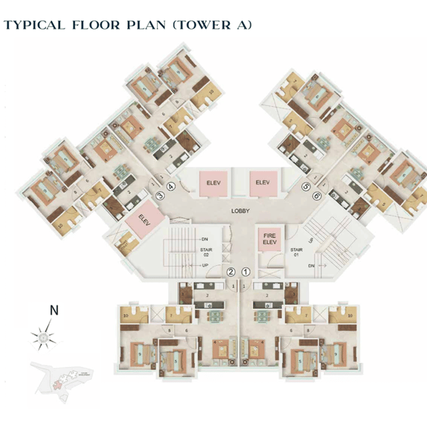 FLOOR PLANS DYNAMIX AVANYA DAHISAR EAST, DYNAMIX AVANYA WESTERN EXPRESS HIGHWAY & DAHISAR TOLL GATE, MUMBAI