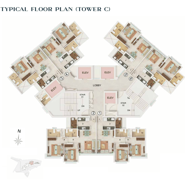 FLOOR PLANS DYNAMIX AVANYA DAHISAR EAST, DYNAMIX AVANYA WESTERN EXPRESS HIGHWAY & DAHISAR TOLL GATE, MUMBAI