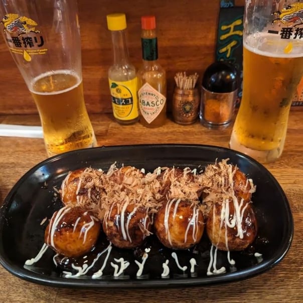 Takoyaki Dinner at Tako Tako King in Osaka