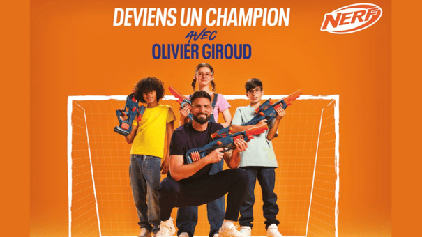 Giroud ambassadeur de Nerf