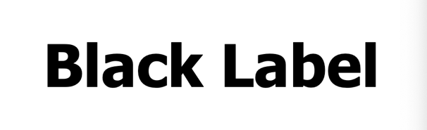 black label logo