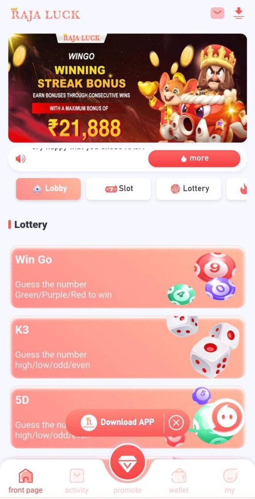 LOTTERY RAJA LUCK