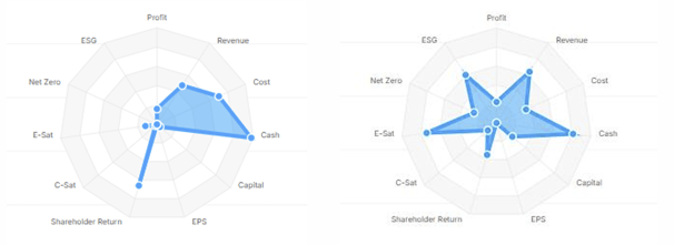 Most mentioned themes & KPIs in Annual Report - Image courtesy of sales-insights.io
