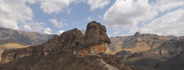 Tugela gorge walk and Policemans Helmet, Thendele Upper Camp, Drakensberg Amphitheatre, South Africa