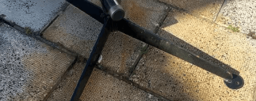Driveway rust removal