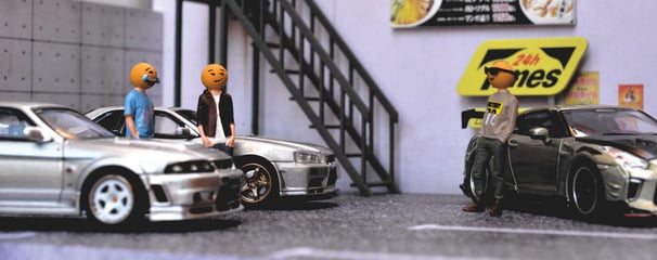 Inno64 R34 Skyline, Nismo 400R & Top Secret R35