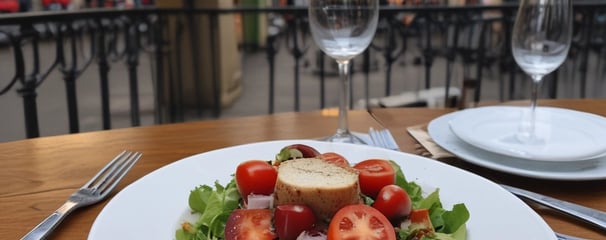 A warmly lit pizzeria with a rustic, industrial design featuring a large wood-fired oven. Stacks of firewood are stored on shelves along the walls. Round wooden tables and chairs are positioned throughout the room. Two chefs are working behind the counter, and there are a few condiments and utensils on top. The concrete floor and ceiling along with pendant lighting add to the cozy atmosphere.