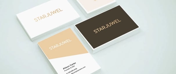 Tarjetas de diseño de StarJuwel luxury