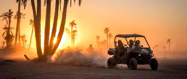 Buggy in the desert Morocco