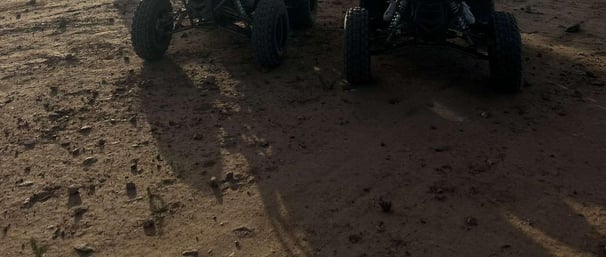 Quad biking in the Moroccan desert