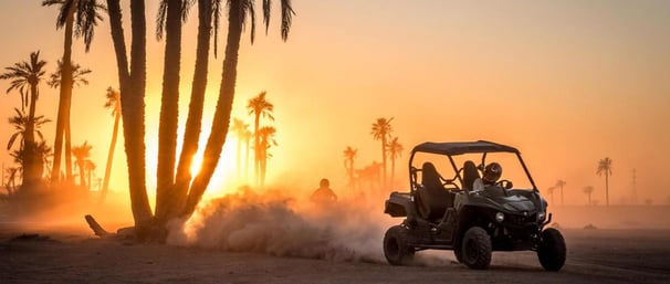 Buggy in the desert Morocco