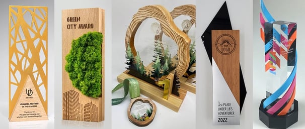 Trophy gifts custom design production