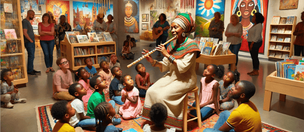 illustration pour le partage culturel et artistique autour du livre