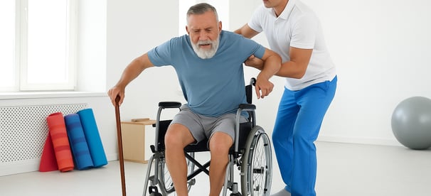 Physiotherapy session for muscular dystrophy patient at home - Myo Physio