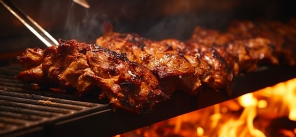 seasoned & grilled meats, a prime component of many Turkish dishes