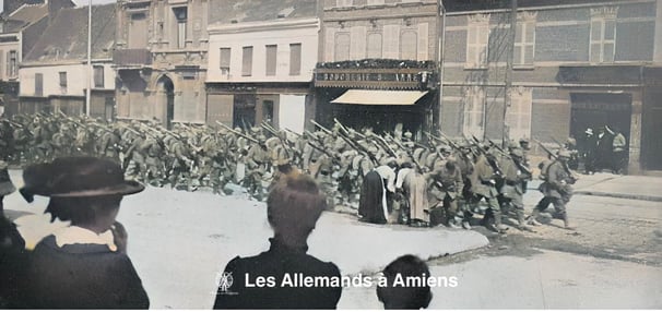 Les Allemands à Amiens en 1914