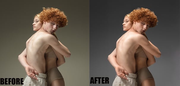 Body Retouching Before and after