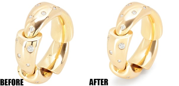 Repainting Shine on Metal Before and After