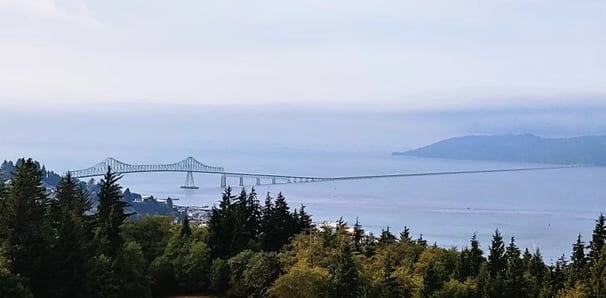 Oregon Coast - 4.1 mile bridge from Astoria, OR to Washington