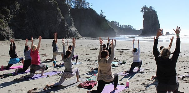 Beach yoga - Sri Lanka East coast tour package