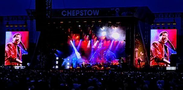 Lionel Richie - live on stage at Chepstow Racecourse in 2023 - Music in Wales - Nick Langston
