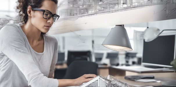 white modern cement building under blue sky