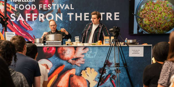 Content capture as National Geographic Food Festival 