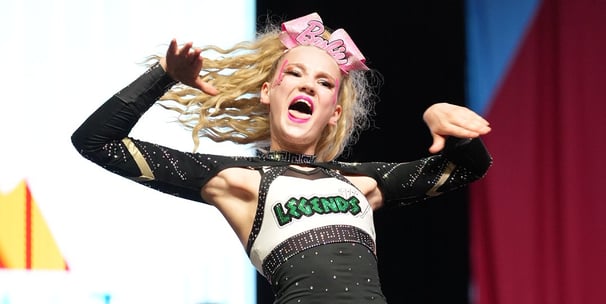 Baylor during her champion ship performance