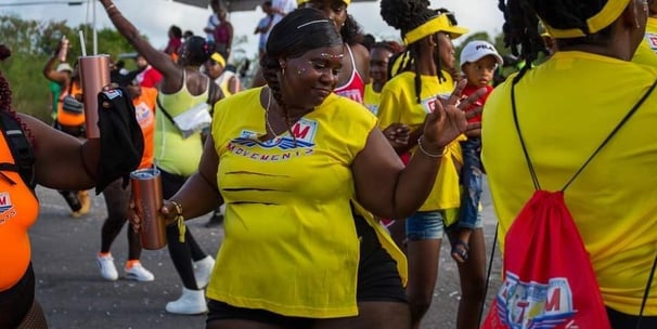 People dancing in GTM clothing