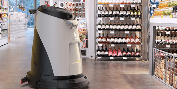 robot čisti u vinoteci