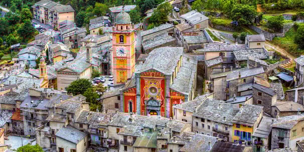 Paysage de Tende, région couverte par Dassat Immobilier