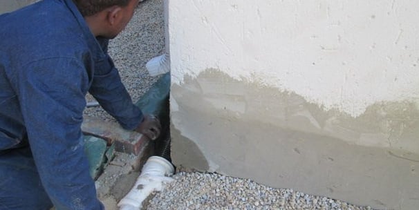 Specialized drainage pipe inspection before final aggregate laying for adequate drainage, Johannesburg, Honeydew