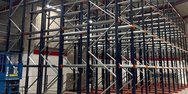 Drive-in racking for maximised storage