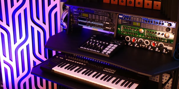 Studio de podcast professionnel