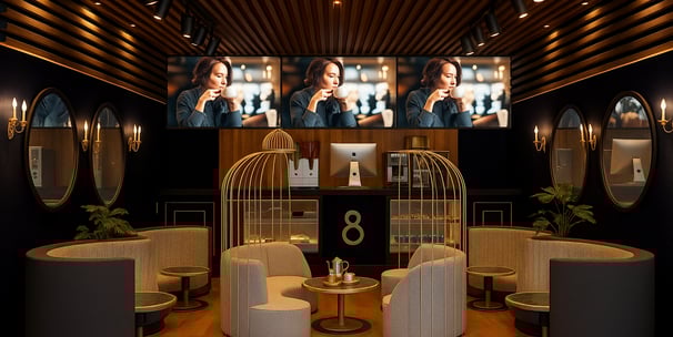Diseño de interiores cafeteria