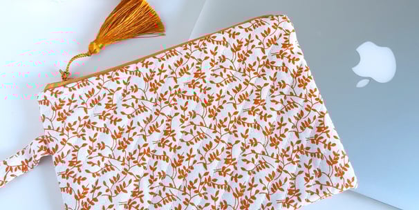 pochette sac à main femme en tissu matelassé Honey