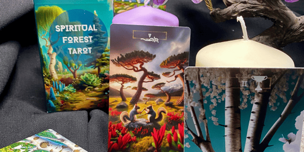 spiritual forest tarot, tarot card deck, card deck, tarot cards, tarot reading