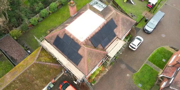 Residential Solar panel installation Guildford Surrey